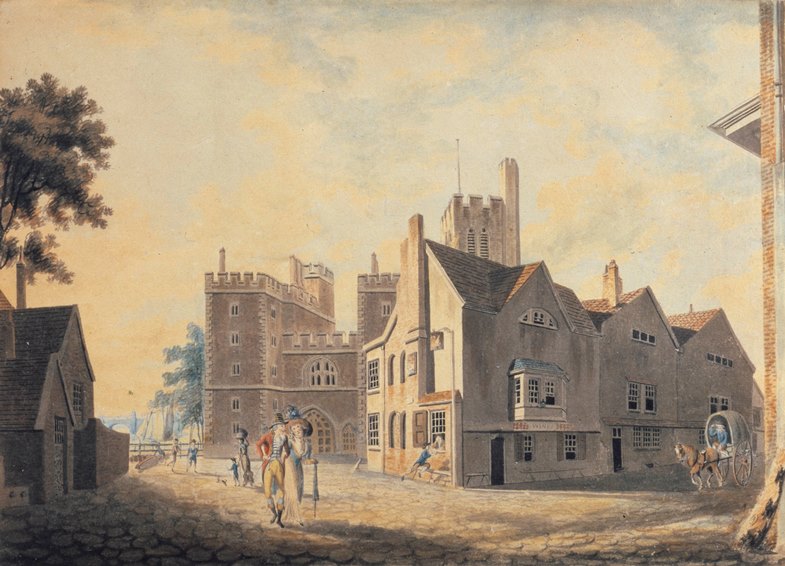 View of the Archbishop's Palace, Lambeth(1790)